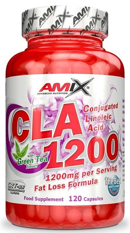 Konjugovaná kyselina linolová CLA 1200 + extrakt ze zeleného čaje Amix 120 tablet