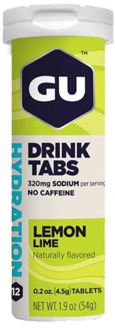 Šumivé tablety GU Hydration Drink Tabs 54g Limetka