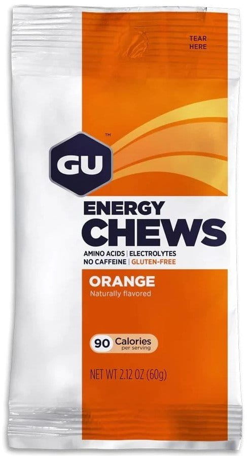 Energetické žvýkačky GU Energy Chews 60 g Pomeranč