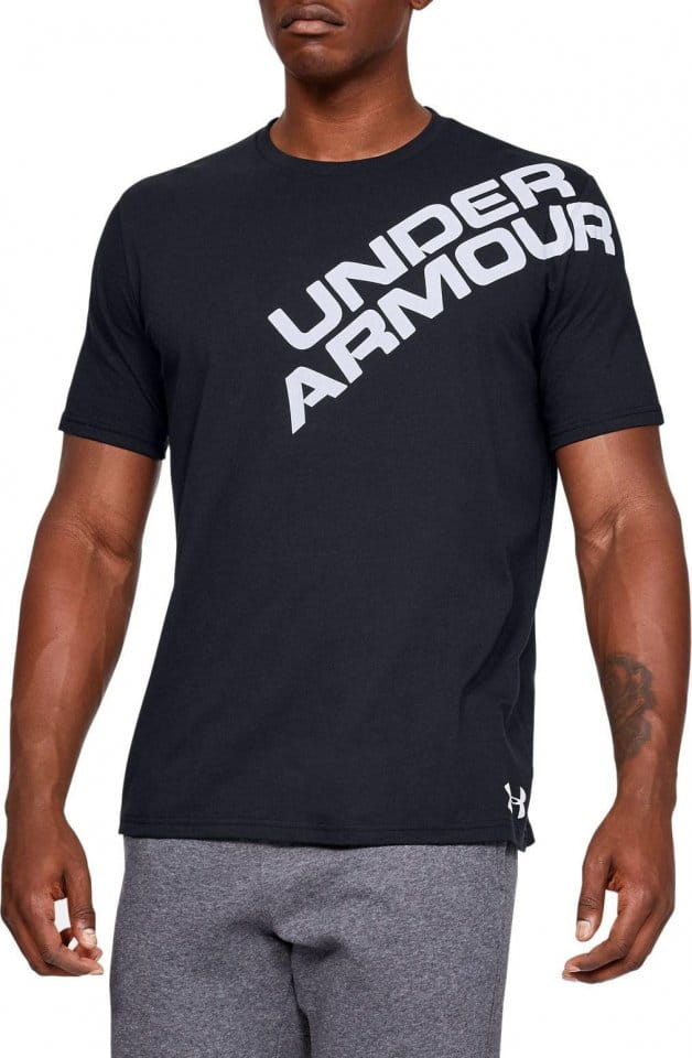 Pánské tričko s krátkým rukávem Under Armour Wordmark Shoulder