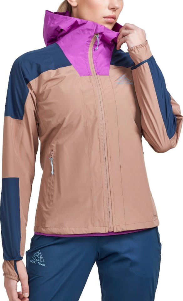 Dámská běžecká bunda s kapucí CRAFT PRO Trail Hydro