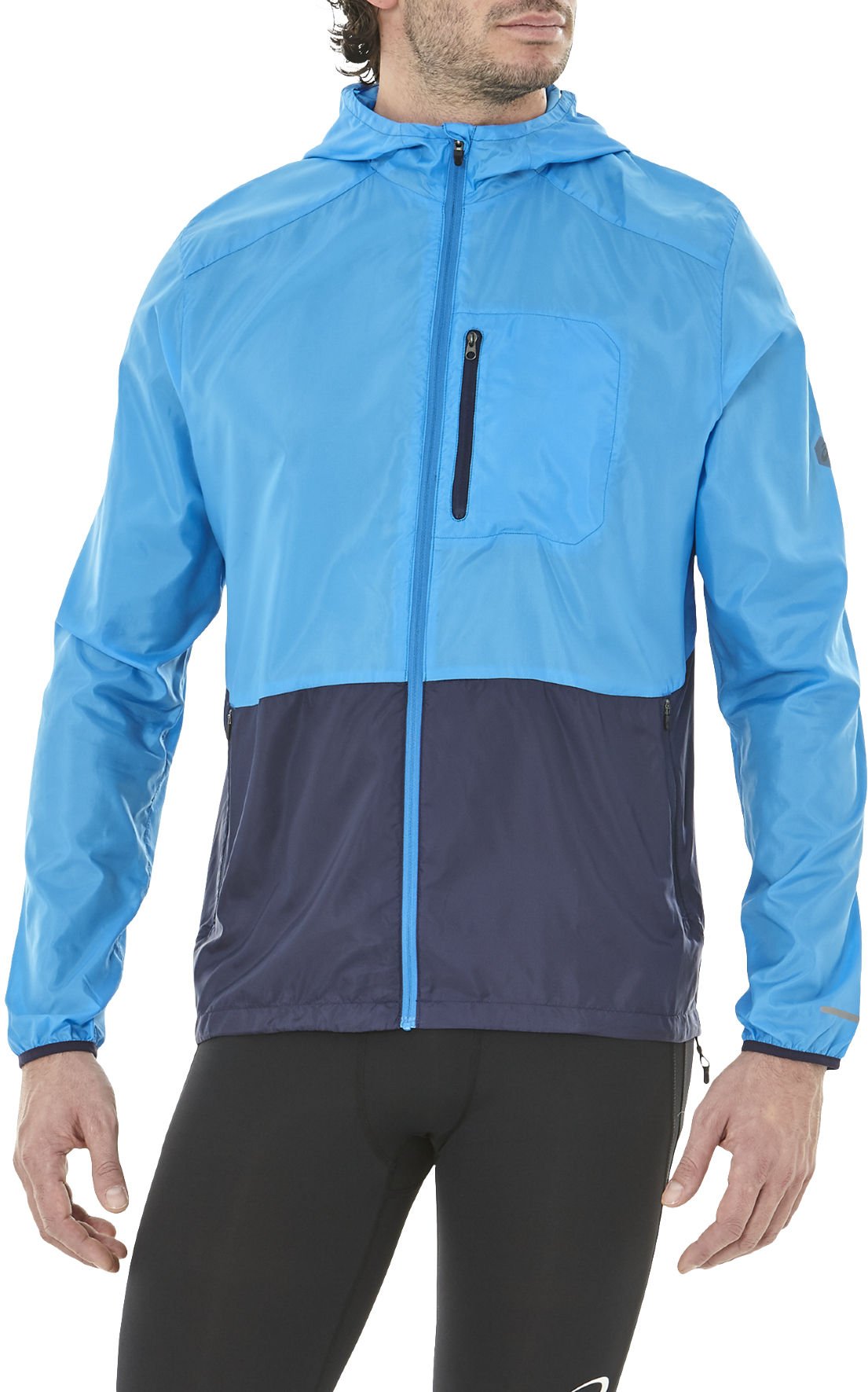 Pánská běžecká bunda s kapucí Asics Packable