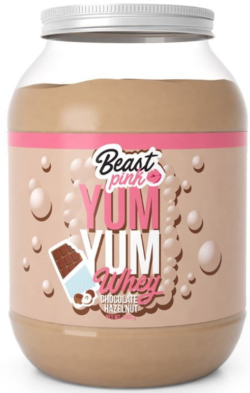 Protein Beast Pink Yum Yum Whey čokoláda lískový oříšek 1000g