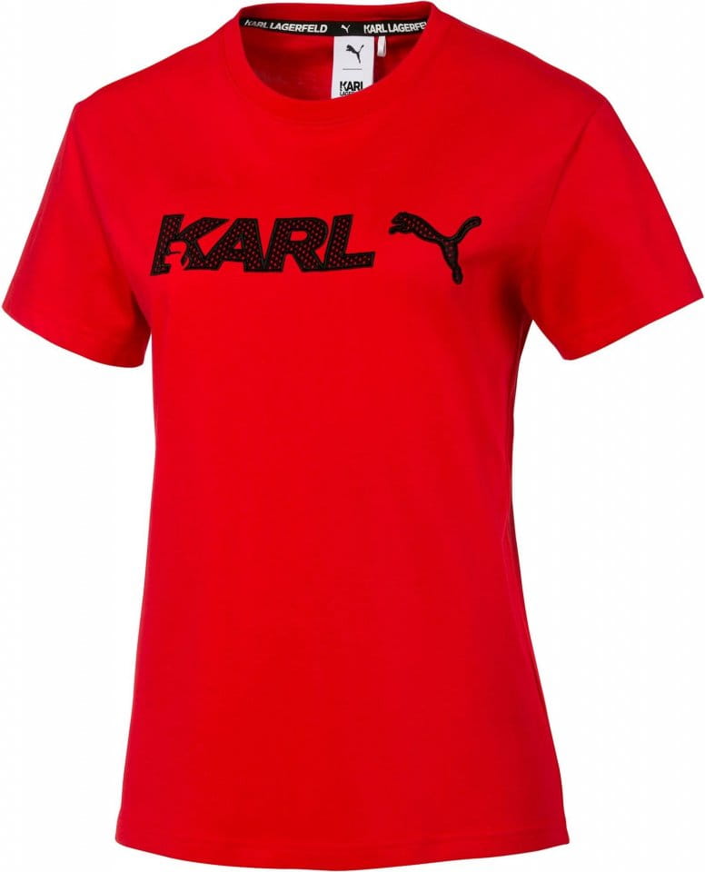 Dámské tričko s krátkým rukávem Puma x Karl Lagerfled
