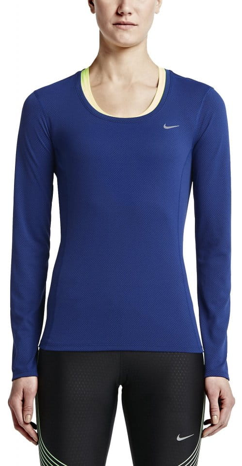 Dámské běžecké triko s dlouhým rukávem Nike Contour LS