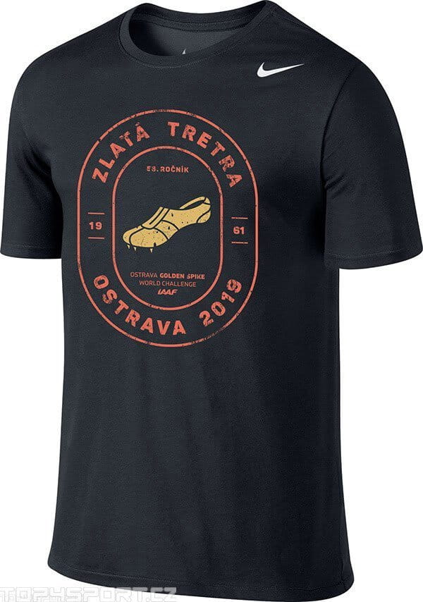 Pánské triko s krátkým rukávem Nike Dri-FIT Zlatá tretra