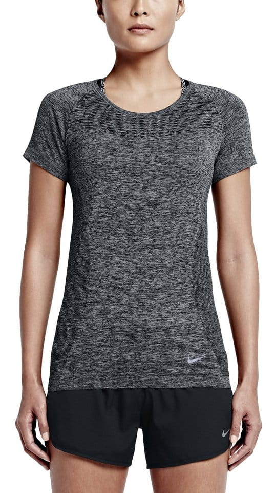Dámské běžecké triko s krátkým rukávem Nike Dri-FIT KNIT