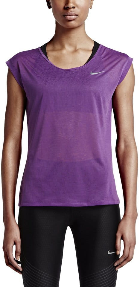 Dámské běžecké triko s krátkým rukávem Nike Dri-FIT Cool SS