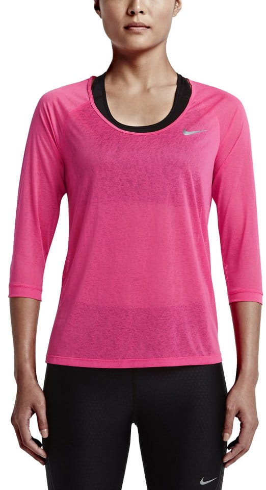 Dámské běžecké triko s dlouhým rukávem Nike Dri-FIT Cool Breeze 3/4 Sleeve