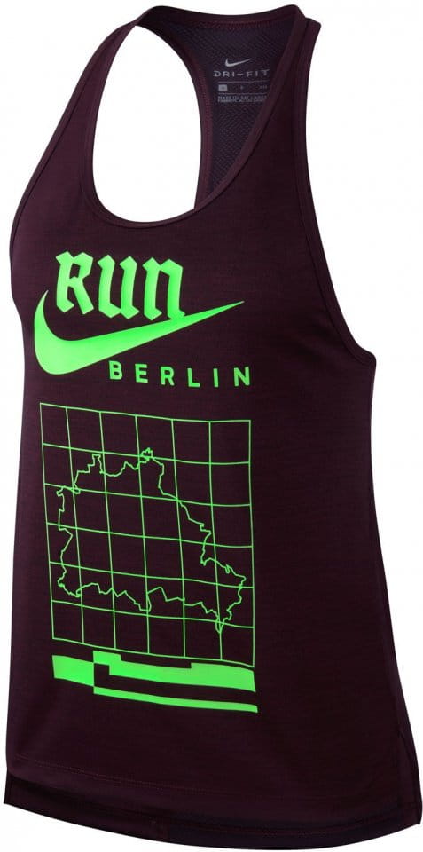 Dámské běžecké tílko Nike Dry Miler Berlin