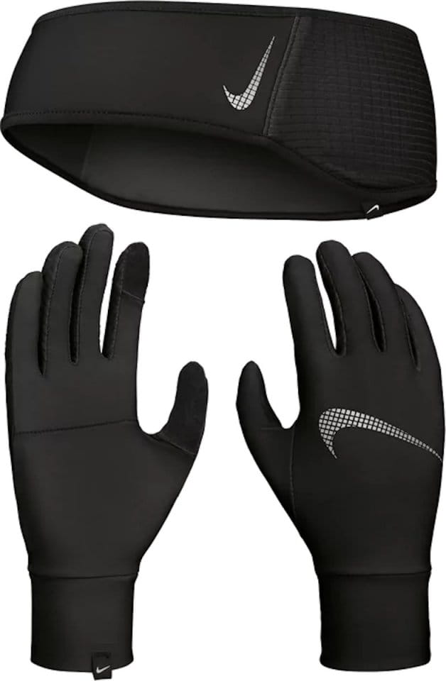 Dámský běžecký set rukavice + čelenka Nike Essential