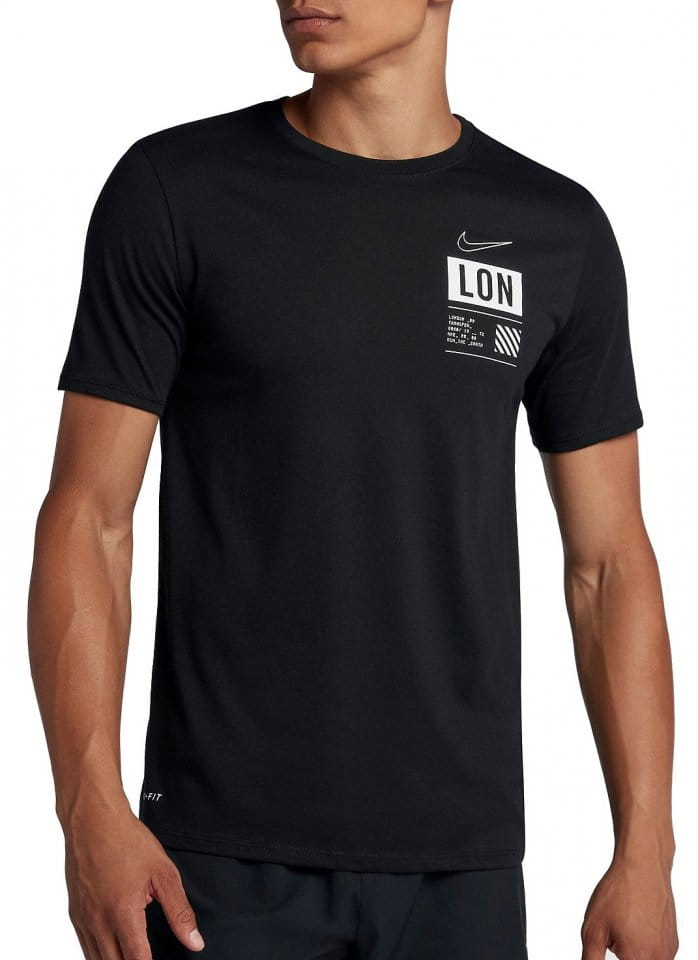 Pánské běžecké triko s krátkým rukávem Nike Dry London