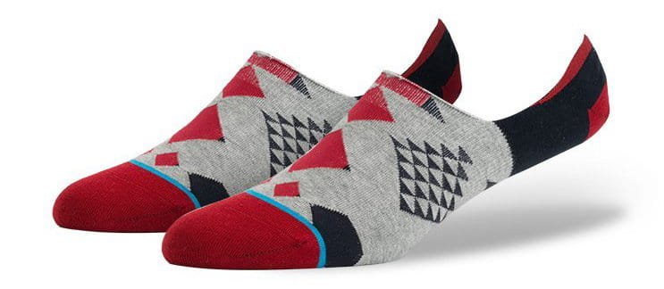 Pánské minimalistické ponožky Stance Hilands Red