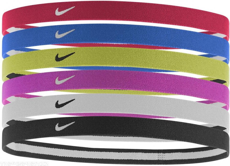 Čelenky (6 kusů) Nike Swoosh Sport Headbands 6PK 2.0 - Top4Running.cz