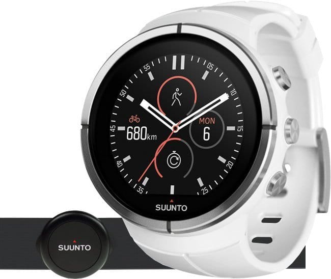 Chytré hodinky s hrudním pásem Suunto Spartan Ultra White