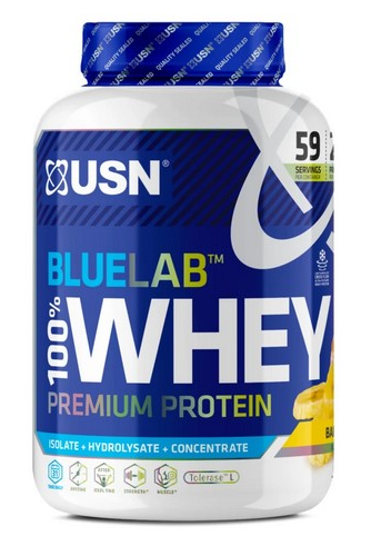 Protein USN 100 % Premium BlueLab 2 kg banán