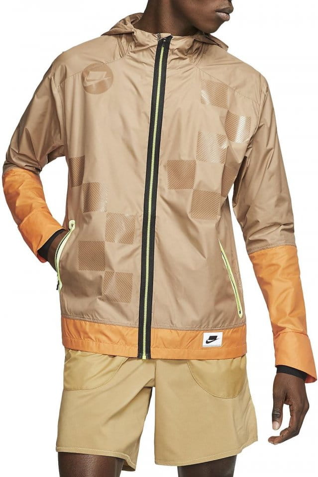 Pánská běžecká bunda s kapucí Nike Flash Shield