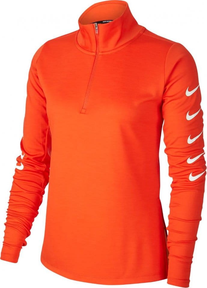 Dámský běžecký top s polovičním zipem Nike Swoosh
