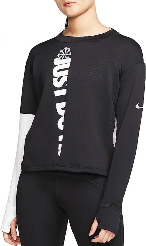 Dámské běžecké tričko s dlouhým rukávem Nike Therma Sphere Icon Clash