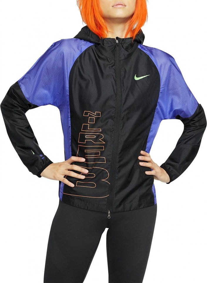 Dámská běžecká bunda s kapucí Nike Lightweight Berlin