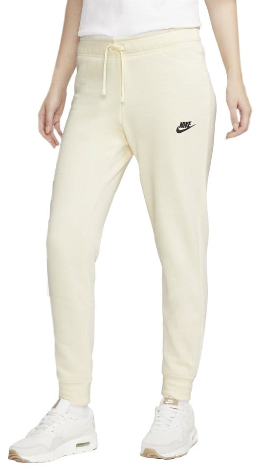 Dámské běžecké kalhoty v zeštíhleném střihu se středně vysokým pasem Nike Sportswear Club Fleece