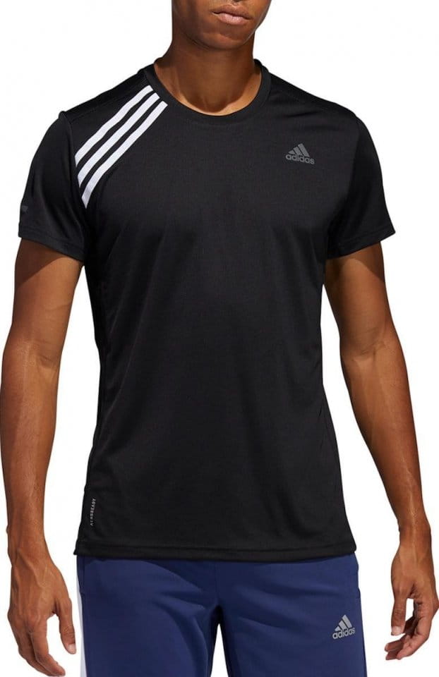 Pánské běžecké tričko s krátkým rukávem adidas Run It 3-Stripes