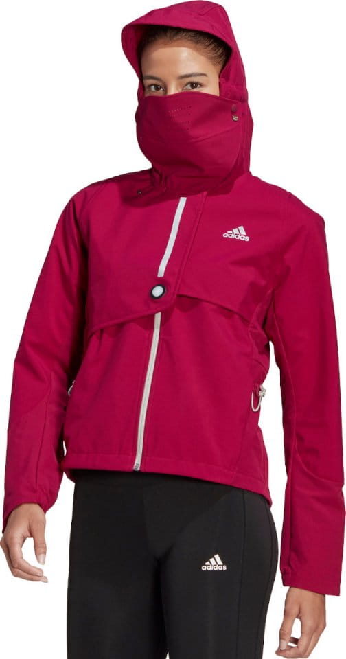 Dámská běžecká bunda s kapucí adidas WIND.RDY