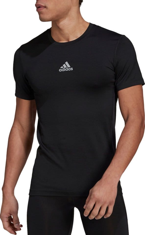 Pánské tréninkové kompresní tričko s krátkým rukávem adidas Techfit