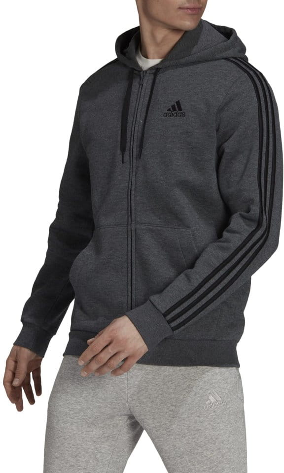 Pánská mikina s kapucí adidas Essentials Fleece 3-Stripes