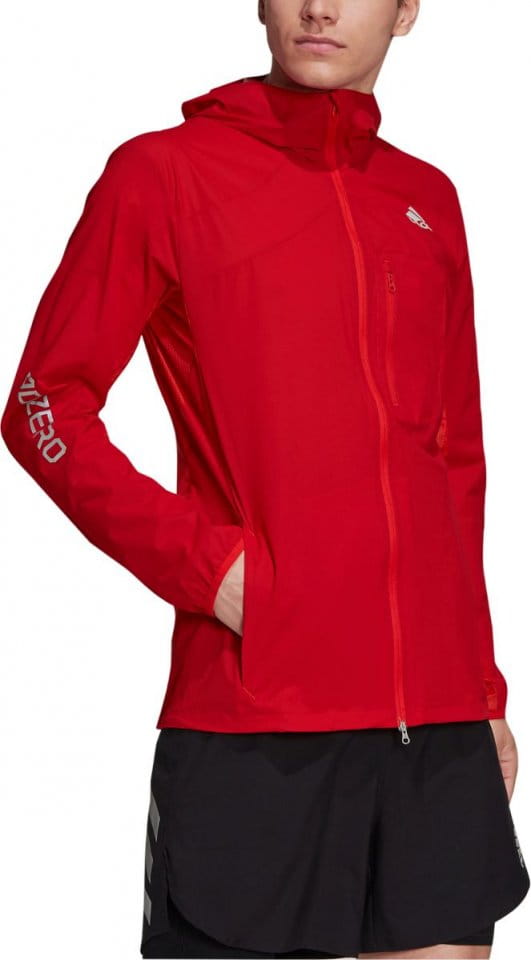 Pánská běžecká bunda s kapucí adidas Adizero Marathon