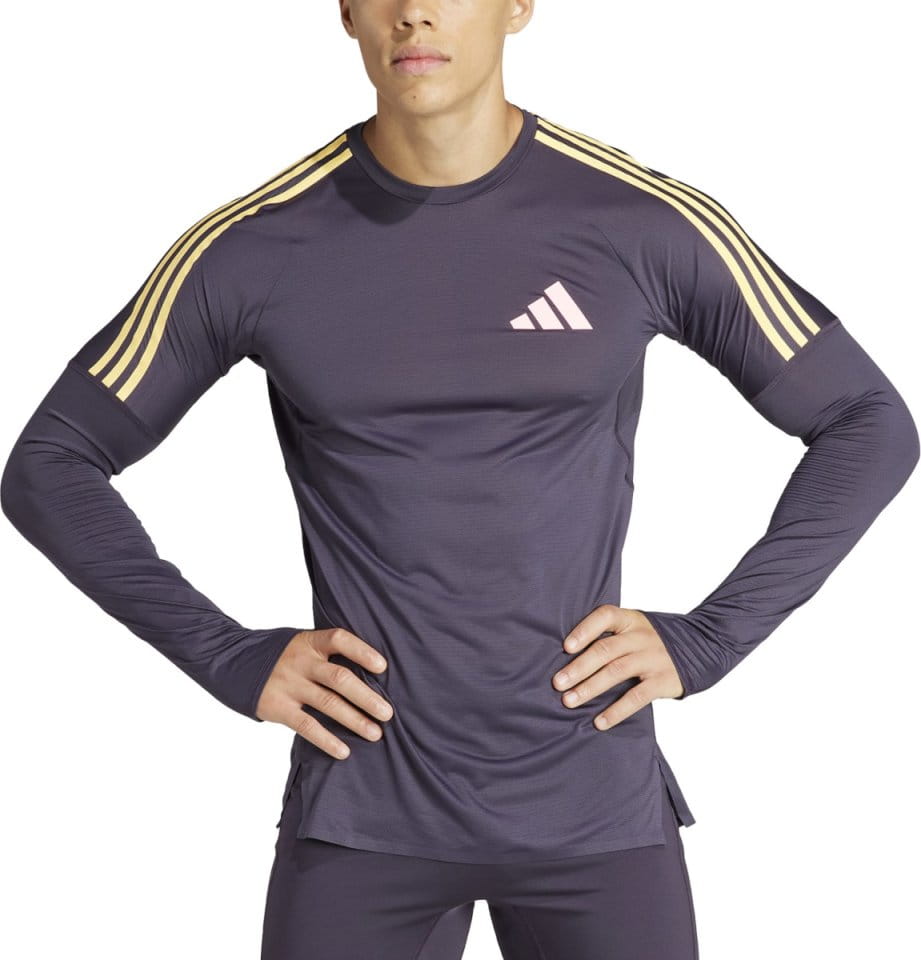 Pánské běžecké tričko s dlouhým rukávem adidas Adizero