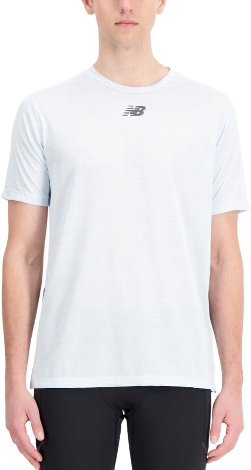 Pánské běžecké tričko s krátkým rukávem New Balance Impact Run Luminous