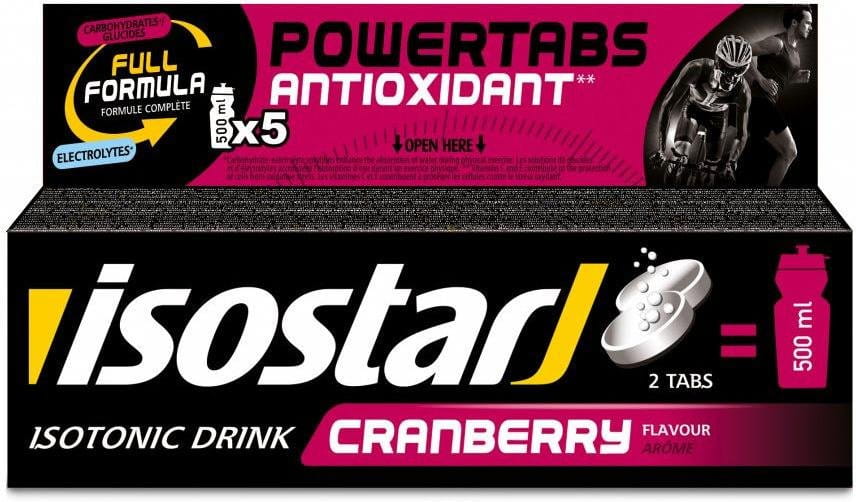 Šumivé tablety Isostar Powertabs Brusinka 120g