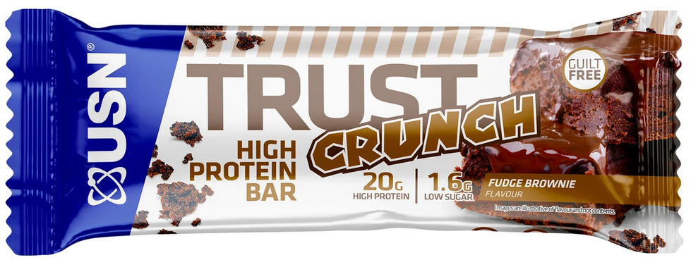 Proteinová tyčinka USN Trust Crunch 60 g čokoládové brownies