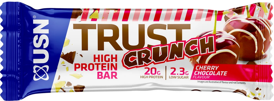 Proteinová tyčinka USN Trust Crunch 60 g třešeň s čokoládou
