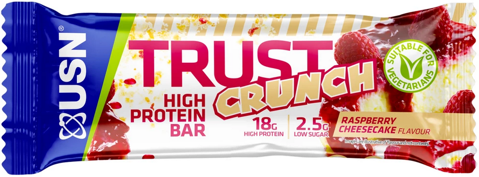 Proteinová tyčinka USN Trust Crunch 60 g malinový cheesecake