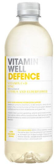 Vitamínový nápoj Vitamin Well Defence Citrus Bezové květy 500ml