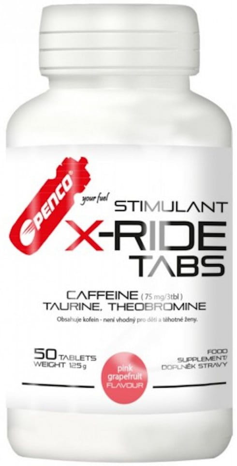 Energy stimulant PENCO X-RIDE (50 tablet) Růžový grep